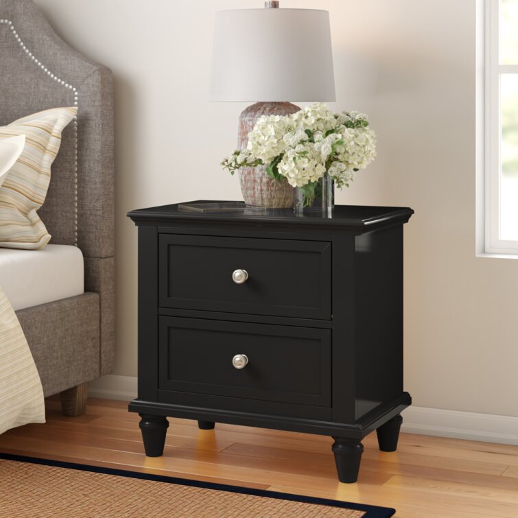 Three Posts Rae 2 Drawer Nightstand Reviews Wayfair Canada